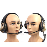 Raven Supply Five-Generation Tactical Headset in Army Green, alternate view 3