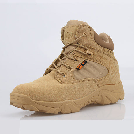 Raven Supply Breathable Army Tactical Boots in Sand color, alternate view 2