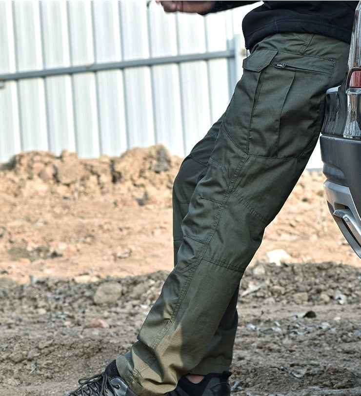 Outdoor Multi-Legged Tactical Pants in Black, alternate view 3