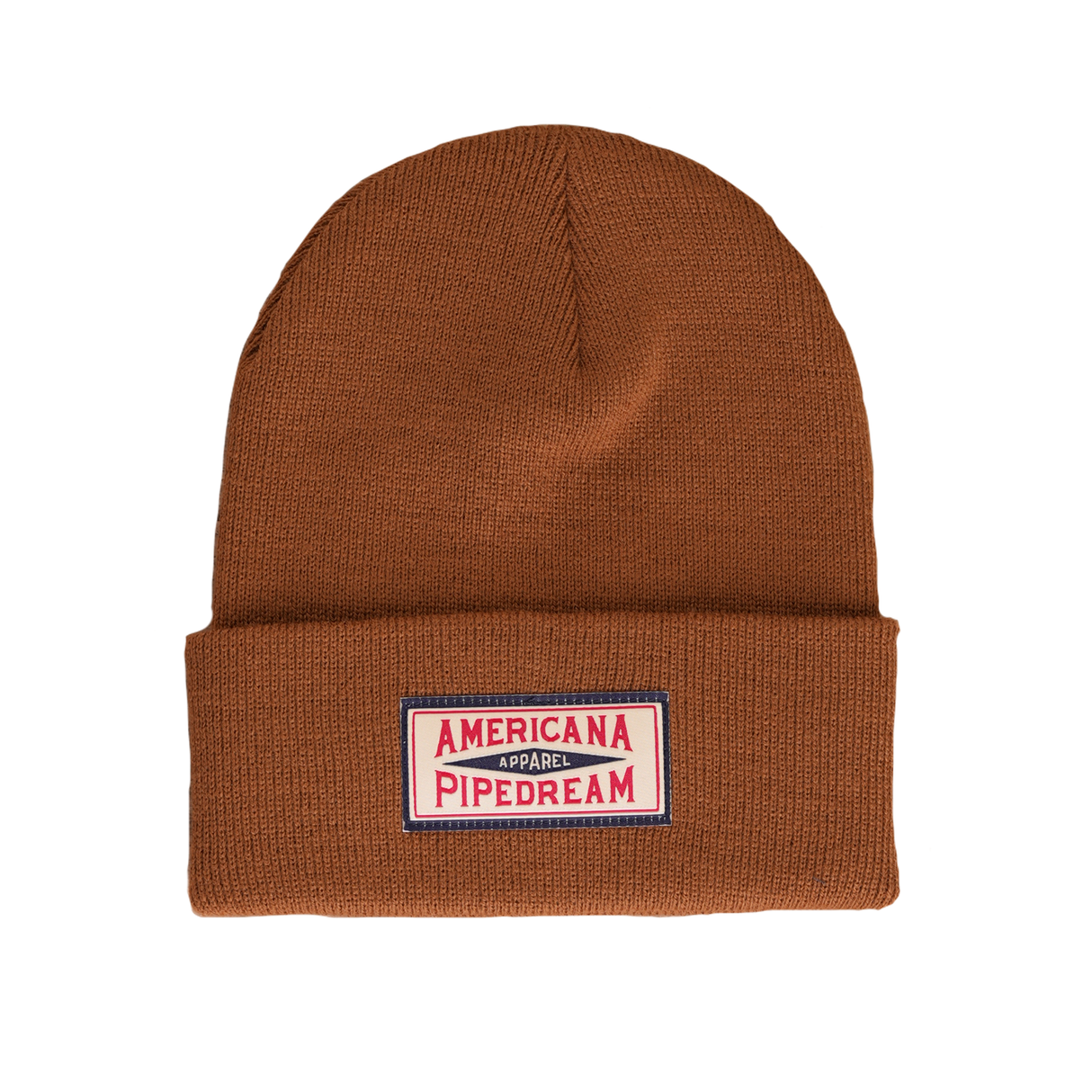 The AP Knit Beanie - Acrylic in Navy Blue, alternate view 2