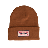 The AP Knit Beanie - Acrylic in Navy Blue, alternate view 2