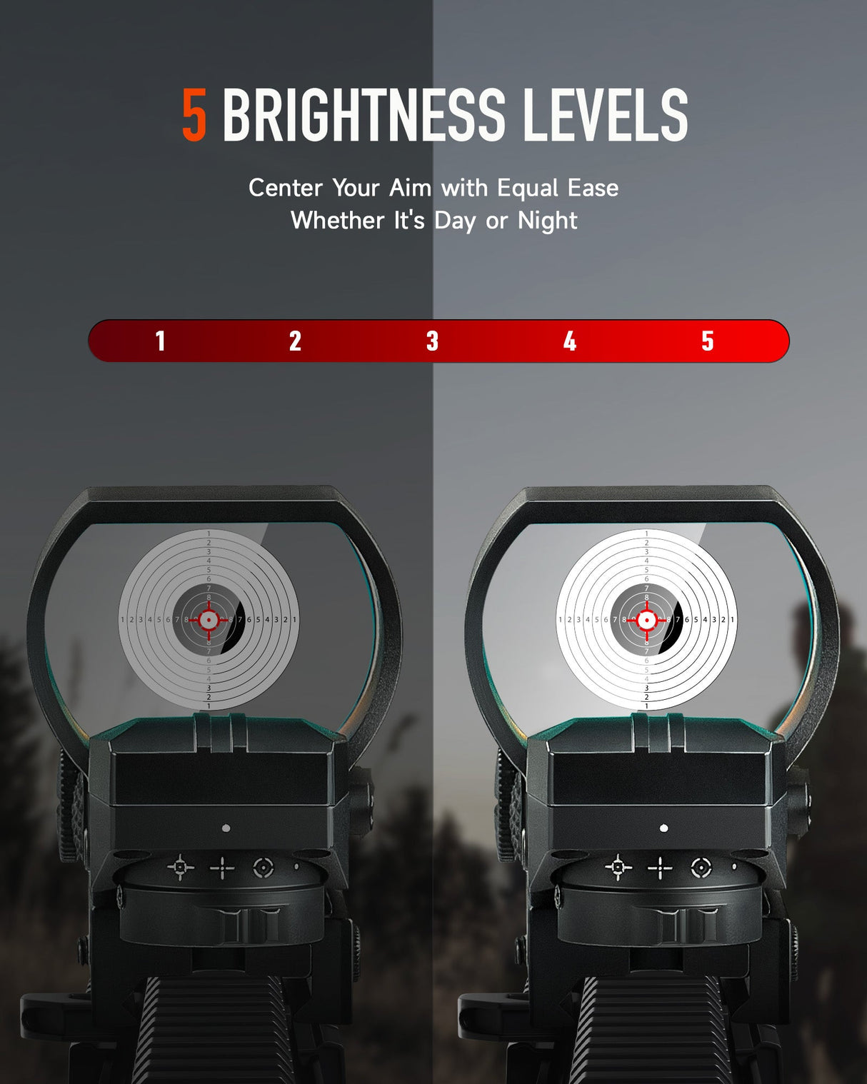 Pinty Nova 1x28x40mm Red Dot Sight Combo, alternate view 4