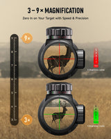 Pinty Nova 3-9x40 SFP Rifle Scope GEN II, alternate view 10