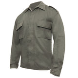 Poly Cotton Twill Long Sleeve Tactical Shirt in Black, alternate view 4