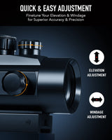 Pinty Nova 1x40mm 4MOA Red GreenDot Sight, alternate view 7