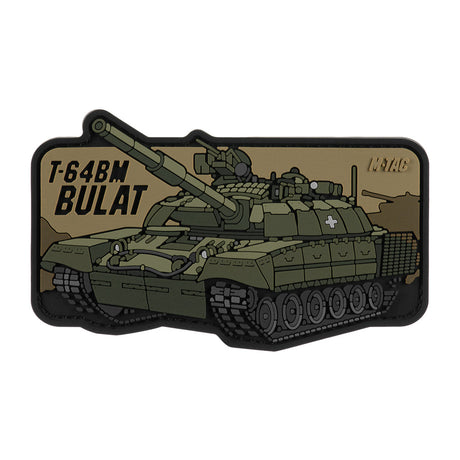 M-Tac Patch T-64 Bulat PVC in Ranger Green