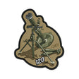 M-Tac 120mm Mortar PVC Patch in Coyote
