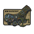 M-Tac MIM-104 Patriot PVC Patch in Coyote