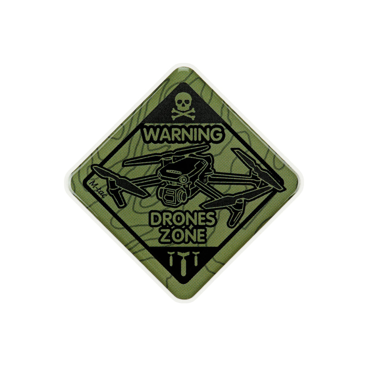 M-Tac Drones Zone Embossed Sticker, alternate view 13