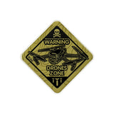 M-Tac Drones Zone Embossed Sticker in Coyote