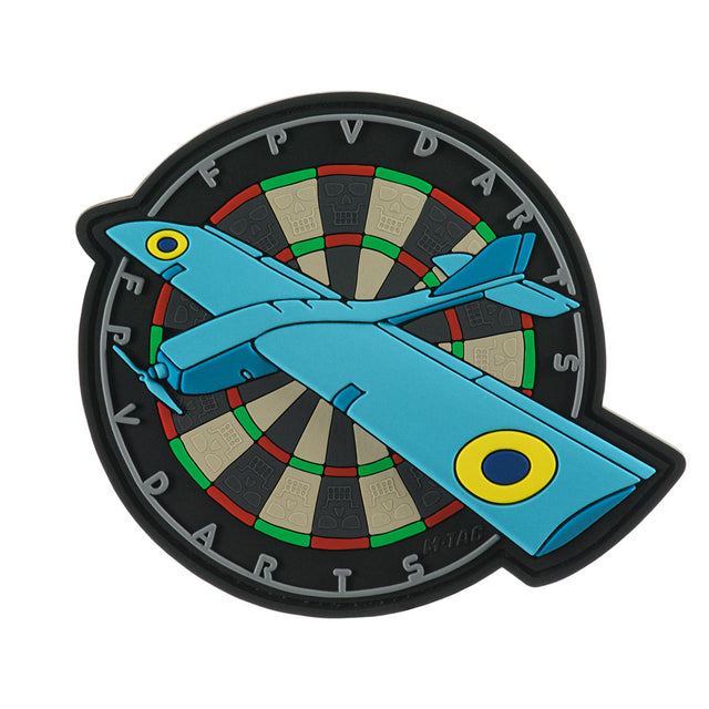 M-Tac FPV Darts PVC Patch in Black