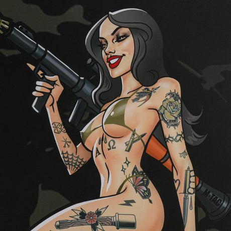 M-Tac Banner Tactical Girl RPG 35.4x51.2 Inches in Multicam, alternate view 2