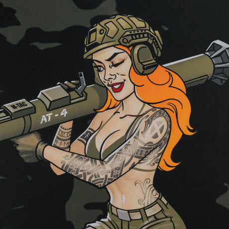 M-Tac Banner Tactical Girl AT-4 35.4 x 51.2 inches in Multicam, alternate view 2