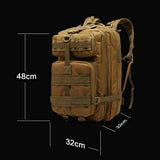 Raven Supply 30L Rucksack in Red, alternate view 4