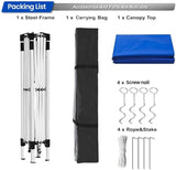 10x10ft Pop Up Canopy Tent,Heavy Duty Waterproof Folding Tent for Camping Parties Events Parties,Outdoor Canopy,Portable Sun