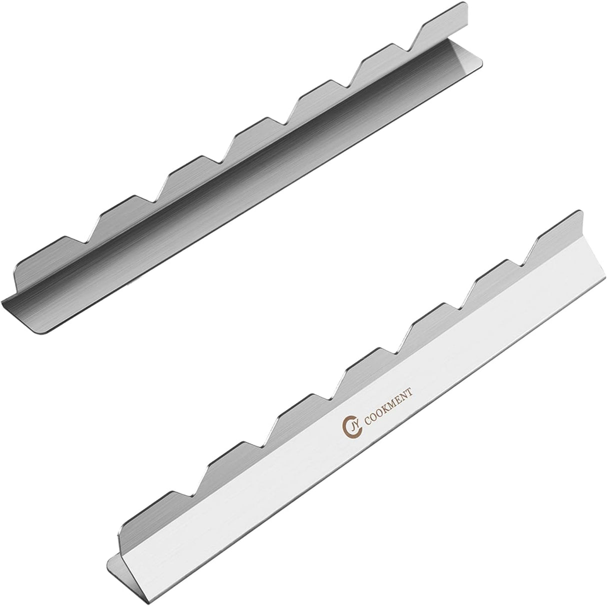 Kabob Skewers Stainless Steel Long BBQ Barbecue Skewers, Flat Metal Kebob Sticks Wide Reusable Grilling Skewers for Meat