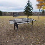 Nice C Folding Grill Table, Camping Table, Tailgate Tables, Grill Tables, Outdoor, Metal Folding Adjustable Height&Width,