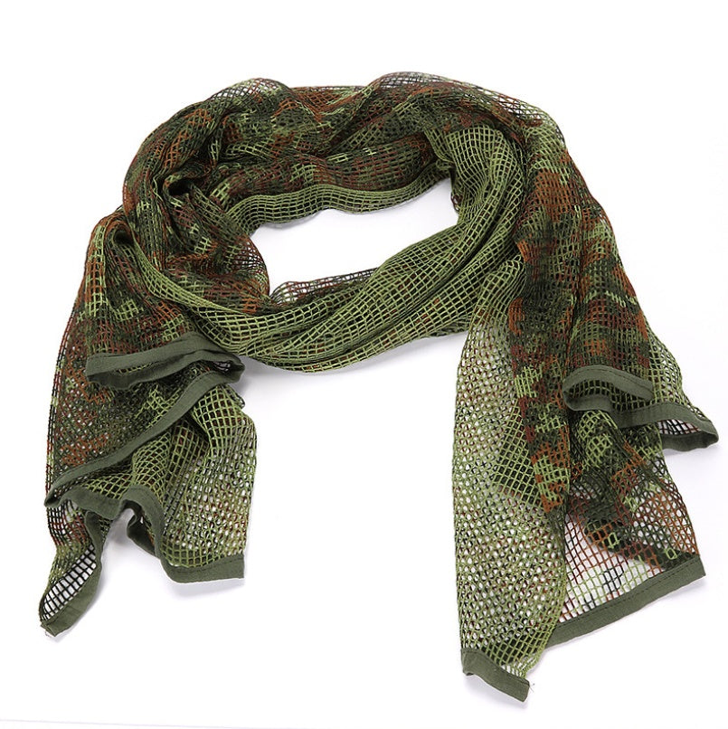 Tactical Camouflage Wrap for Outdoor Adventures Oversized Cotton Design, alternate view 13