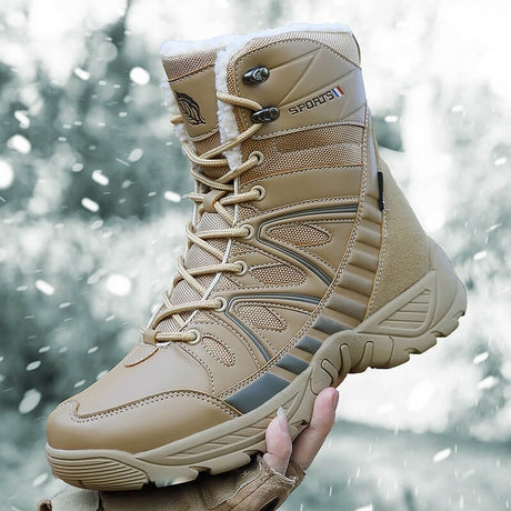 Raven Supply Anti-Slip High-Top Tactical Boots in Black