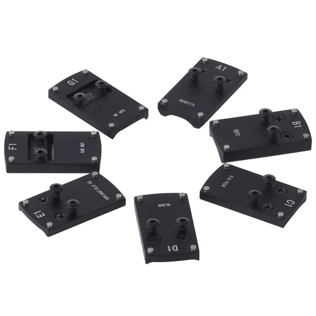 Red Win Pistol Red Dot Sight Mount Bases in M2 Glock Red Dot Base