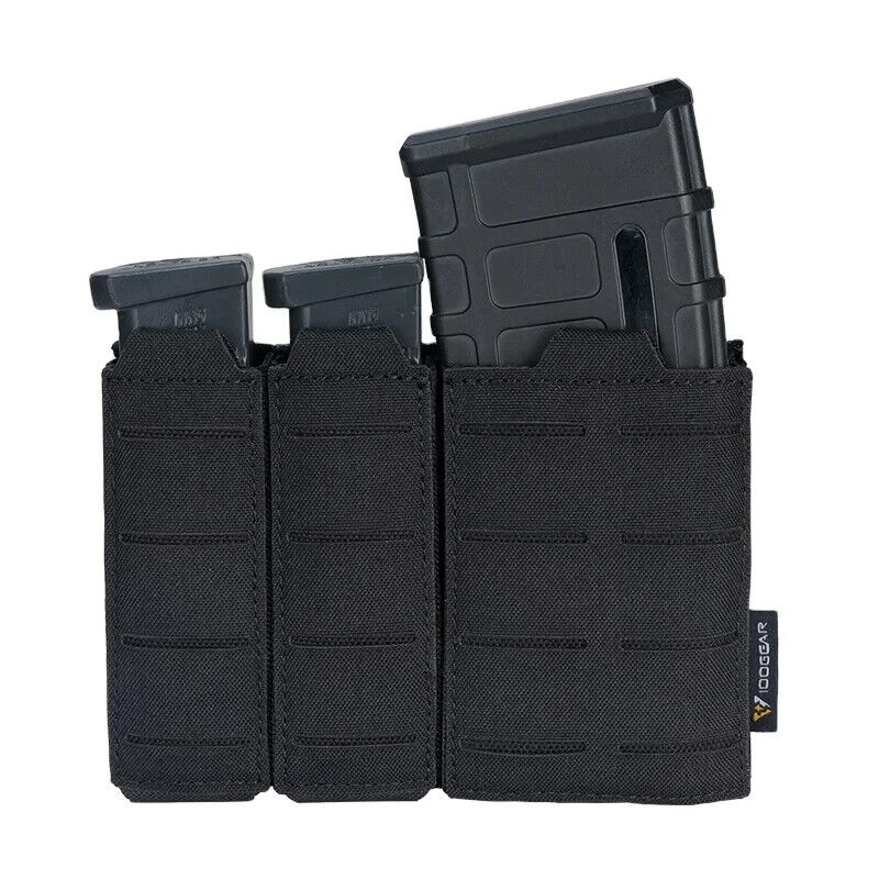 IDOGEAR MOLLE Triple Magazine Pouch in Coyote Brown, alternate view 4