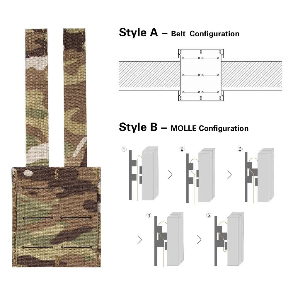 KRYDEX MOLLE Double 9mm Magazine Pouch, alternate view 5