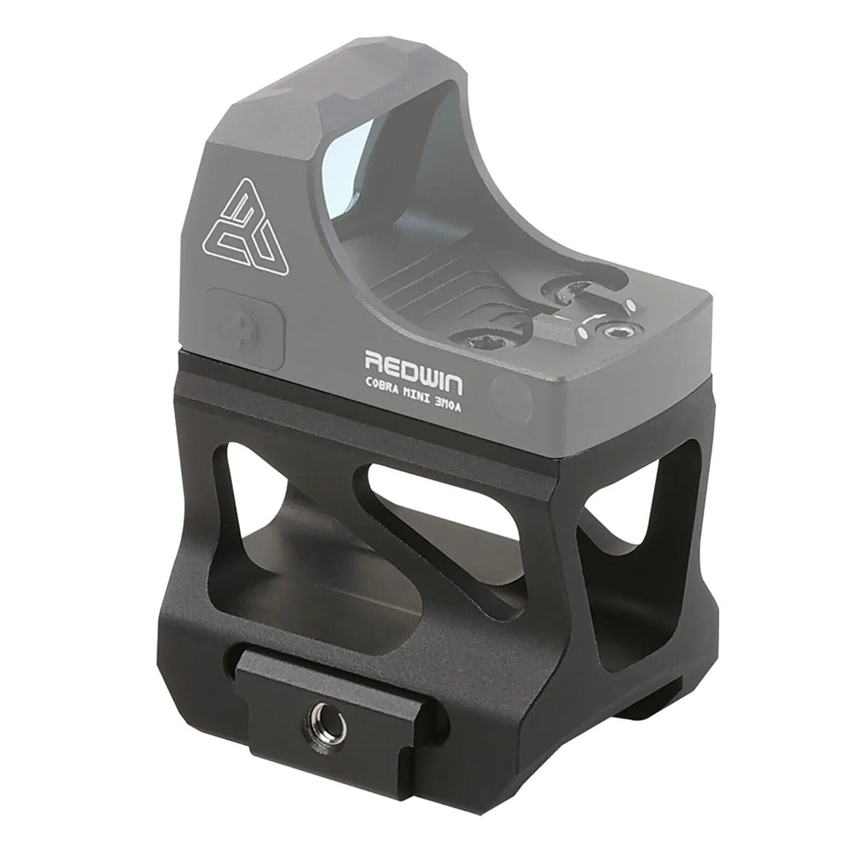 MUCTAC RMSc High Mount 1.26" Riser T6061 Aluminum - Ships from Texas, alternate view 4