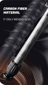Linkogear HB-C01L Carbon Fiber Tac Bipod - QD Picatinny - Rubber & Spike Feet, alternate view 5