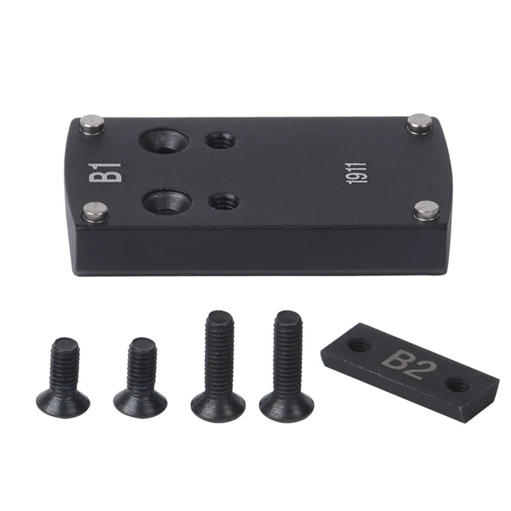 Red Win Pistol Red Dot Sight Mount Bases in M5 Beretta Red Dot Mount Base, alternate view 4