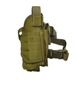 Tactical Drop Leg Holster for Secure and Convenient Firearm Carry in Left leg black, alternate view 5