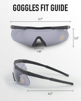 BJ Type Tactical Goggles fit size guide