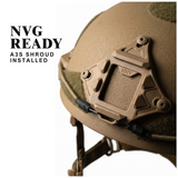 ATE® GEN2 Ballistisk Hjälm | NIJ IIIA Högskuren – Hard Head Veterans