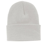 Fine Knit Watch Cap in Light Gray, alternate view 17