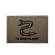 Raven Supply No Step on Snek Embroidered Morale Patch in P002352PVC Yellow
