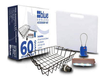 Accessory Kit - Divider/Cutting Board, Basket, Lock, Light, & Plug for 60 Quart Coolers