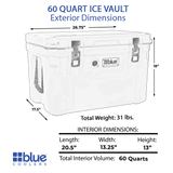 Cooler Roto-Moldado Ice Vault de 60 Quartos