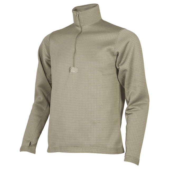 ECWCS Gen III Level 2 Thermal Grid Fleece Shirt - Tan 499, SR