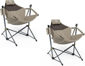 TIMBER RIDGE Hammock Camping Chair with Adjustable Backrest, Heavy Duty Folding Hammock Chair Supports 300lbs, Portable