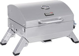 Royal Gourmet GT1001 Stainless Steel Portable Grill, 10000 BTU BBQ Tabletop Gas Grill with Folding Legs and Lockable Lid,