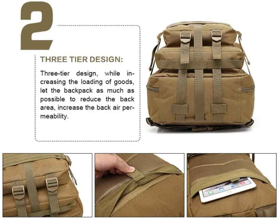 Raven Supply 30L Rucksack in Jungle digital, alternate view 8