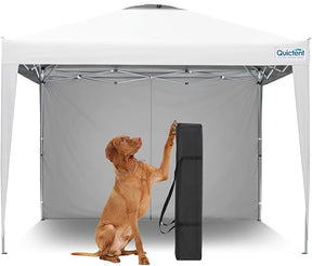 Quictent 10x10 Pop Up Canopy Tent, Instant Setup Gazebo for 1 Person, Portable & Compact, Waterproof & UV Protection, Ideal