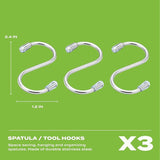 Griddle Accessories Kit for Blackstone and Camp Chef - 6 Pieces Griddle Spatula Set with 4x8 Inches Supersize Griddle