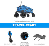 Creative Outdoor Push Pull Stroller Wagon for Kids, 250lbs Weight Capacity, XXXL Monster Series, Collapsible Giant
