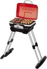 Cuisinart Petite Gourmet Portable Gas Grill with VersaStand, Compact Portable Grill Propane, 150 Sq. In. Cooking Surface,