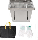 SUN-YE Charcoal Grill for IGT Table,Portable Grill with Carry Bag,Adjustable Furnace Burning Carbon Plate Height,Stainless