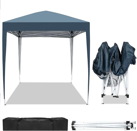 Outvita 6.5x6.5ft Pop Up Canopy Tent, Outdoor Instant Shelter Folding Canopy with Carry Bag for Commercial Events, Party,