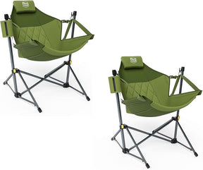 TIMBER RIDGE Hammock Camping Chair with Adjustable Backrest, Heavy Duty Folding Hammock Chair Supports 300lbs, Portable