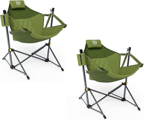 TIMBER RIDGE Hammock Camping Chair with Adjustable Backrest, Heavy Duty Folding Hammock Chair Supports 300lbs, Portable