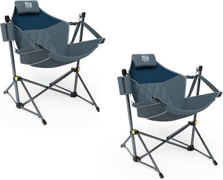 TIMBER RIDGE Hammock Camping Chair with Adjustable Backrest, Heavy Duty Folding Hammock Chair Supports 300lbs, Portable