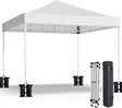 Shades 10x10 Pop Up Canopy,Heavy Duty Beach Tent with Carrying Bag for Easy Moving,Sun Shelter for